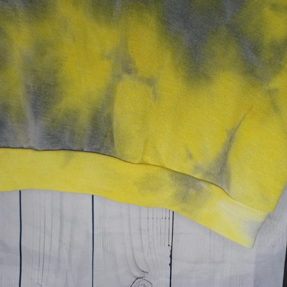Painted Threads Yellow and Gray Tie-Dye Women's Top - Picture 6 of 10